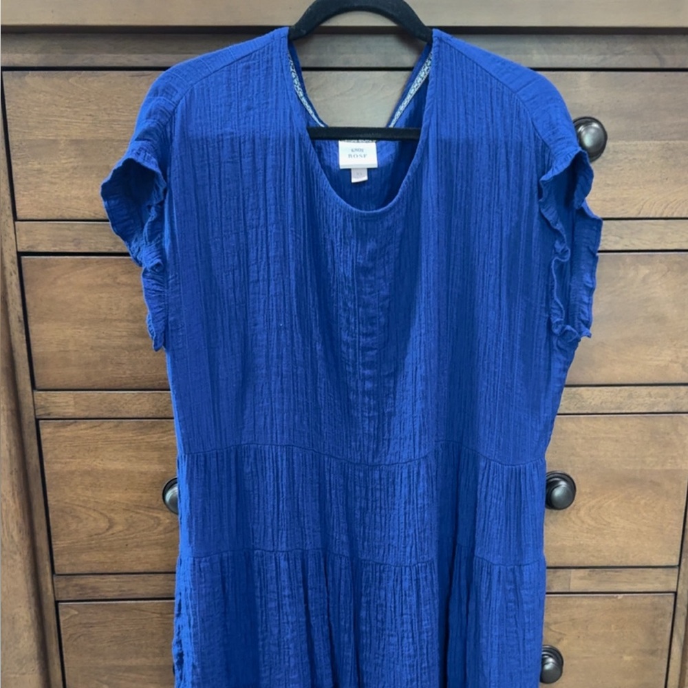 Knox Rose Royal Blue Textured Dress